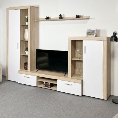 Mueble de salón y TV Composición de salón grande 263 Cm