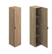 Meyvaser Mueble de salón y TV Conjunto muebles de salón apilable 196 Cm Ancho Color Madera y Blanco