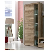 Mueble de Comedor, Mueble Salón, Acabado en Color Cañón, Medidas: 296 cm (Ancho) x 212 cm (Alto) x 41,4 cm (Fondo)