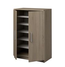 Armario Multiusos Color Roble – Color Blanco – 60 x 90 x 36 cm