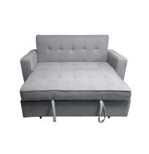 Sofá Cama 2 Plazas con Reposabrazos, Diseño Moderno y Elegante, Color Gris, 167x90x96,5 cm